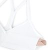 Butterluxe Womens Ruched V Neck Sports Bra - Y Back Spaghetti Thin Strap Wireless Padded Yoga Crop Top
