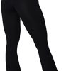 Flare Leggings, Crossover Yoga Pants with Tummy Control, High-Waisted and Wide Leg
