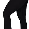 Flare Leggings, Crossover Yoga Pants with Tummy Control, High-Waisted and Wide Leg