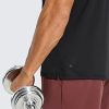 Men's Workout Sleeveless Shirt Quick Dry Stretchy Swim T-Shirts Athletic Gym Running Beach Tank Top
