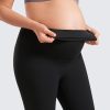 Womens Butterluxe Maternity Leggings Over The Belly 25" - Buttery Soft Workout Activewear Yoga Pregnancy Pants
