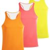 Tank Tops Men Y-Back Muscle 3 Pack Dry Fit Sleeveless Workout Tank Tops for Men Mesh Material Running Gym