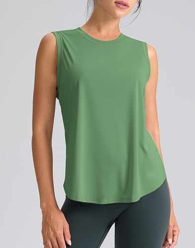 Women's Sleeveless Workout Tops Breathable Lightweight Active Tennis Yoga Shirts Athletic Running Tank Tops for Women