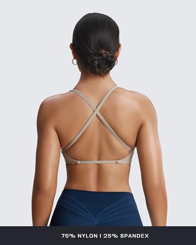 Women's Workout Sports Bras Fitness Sienna Low Impact Bra Yoga Crop Tank