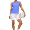 Ice Silk Workout Tank Tops for Women Cool-Dry Sleeveless Loose Fit Yoga Shirts Athletic Running Gym