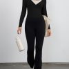 Womens Wrap Tie Tops Y2k Long Sleeve Ballet Pilates Yoga Workout Wrap Shirts Deep V Neck Casual Tops