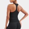 Esteile Workout Tank Tops for Women Square Neck Sleeveless Camisole Tops Seamless Racerback Gym Athletic Yoga Shirts