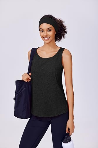 Workout Tops for Women Racerback Tank Top Pack Sleeveless Athletic Running Tops Loose Gym Shirt Quick Dry Yoga Tank