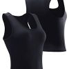 Women's Running Workout Athletic Crop Shirts Pack of 3