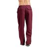 Qiuse Men's Casual Loose Fit Straight-Legs Stretchy Waist Beach Pants
