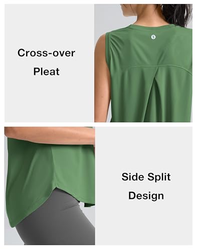 Women's Sleeveless Workout Tops Breathable Lightweight Active Tennis Yoga Shirts Athletic Running Tank Tops for Women