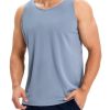 6 Pack Men's Quick Dry Workout Tank Tops Breathable Gym Sleeveless Muscle Shirts for Active Men
