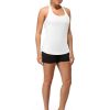 Built in Bra Workout Tank Tops for Women - Open Back Strappy Athletic Yoga Tops Exercise Running Gym Shirts