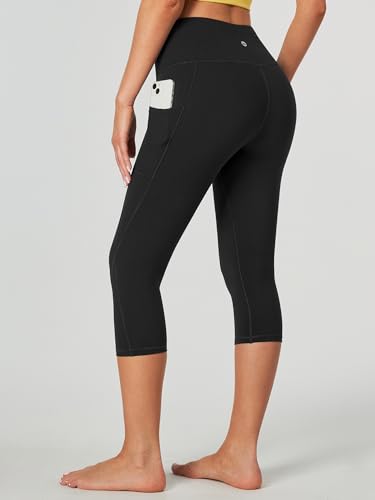 Capri Leggings for Women High Waisted Capri Leggings with Pockets for Women Tummy Control Yoga Pants Women