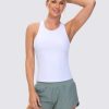 Racerback Workout Tank Tops for Women Slim Fit Sleeveless Basic Athletic Running Yoga Shirts