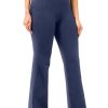 28"/30"/32"/34" Inseam Women's Bootcut Yoga Pants Long Bootleg High-Waisted Flare Pants with Pockets