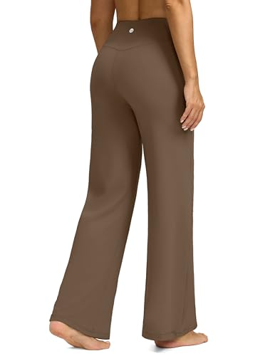 Yoga Pants Women Wide Leg Dress Pants with Pockets High Waist Stretch Petite/Regular/Tall Casual Sweatpants Women