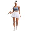 High Impact Sports Bras for Women Running Bra Workout Bra U Back Sports Bra Scoop Neck Padded