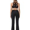 29"/31"/33"/35"/37" 3 Styles Women's High Waist Bootcut Yoga Pants Basic/Side Pockets Tummy Control Workout Flared