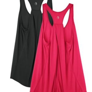 Workout Tank Shirts for Women - Athletic Exercise Yoga Gym Tops, Womens Muscle Tank