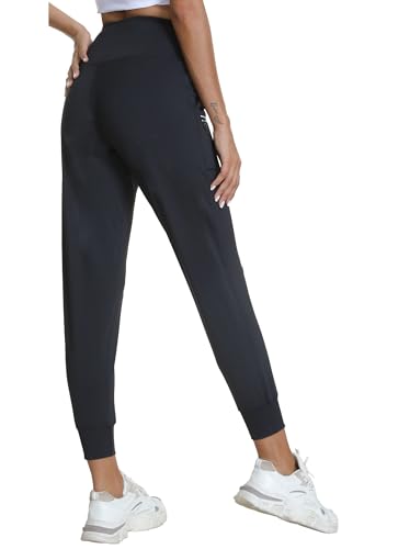 Women's Workout Joggers with Pockets-Quick Dry Athletic Lounge Pants for Hiking Yoga and Running