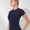 Women Workout Shirts 1/2/3 Pack Athletic Compression Tee Dry Fit Yoga Gym Basic Tops