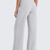 Flurrylux Fleece Lined Sweatpants Women Cotton Wide Leg Pants with Pockets Lounge Casual