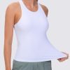Racerback Workout Tank Tops for Women Slim Fit Sleeveless Basic Athletic Running Yoga Shirts