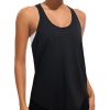 Ice Silk Workout Tank Tops for Women Quick Dry Sleeveless Loose Fit Racerback Athletic Running Shirts