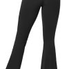 Flare Leggings for Women Tummy Control Flared Leggings No Front Seam Yoga Pants Women High Waisted Workout Bell Bottoms