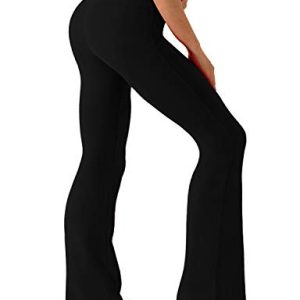 29"/31"/33"/35"/37" 3 Styles Women's High Waist Bootcut Yoga Pants Basic/Side Pockets Tummy Control Workout Flared