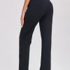 Women's Wide Leg Pants Hight Waisted Work Casual Yoga Workout Pants with Pockets Petite/Regular/Tall