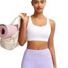 High Impact Sports Bras for Women, High Support Running Sports Bra Moulded Cup Strappy Sports Bras
