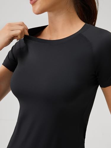 Women's Quick Dry Workout T-Shirts Moisture Wicking Athletic Top for Gym,Yoga, Running