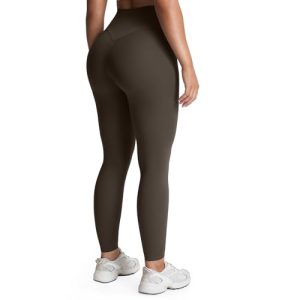 High Waisted Workout Leggings for Women Tummy Control Buttery Soft Yoga Metamorph Deep V Pants 26"