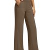 Yoga Pants Women Wide Leg Dress Pants with Pockets High Waist Stretch Petite/Regular/Tall Casual Sweatpants Women