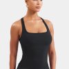 Esteile Workout Tank Tops for Women Square Neck Sleeveless Camisole Tops Seamless Racerback Gym Athletic Yoga Shirts