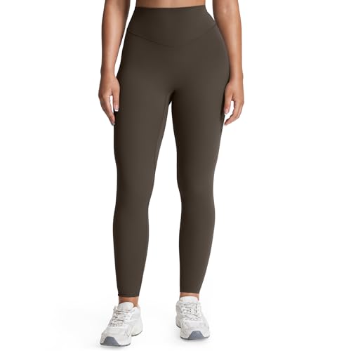 High Waisted Workout Leggings for Women Tummy Control Buttery Soft Yoga Metamorph Deep V Pants 26"
