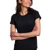 Active Women's Short Sleeve Ventilated Mesh Athletic Performance Workout T-Shirt