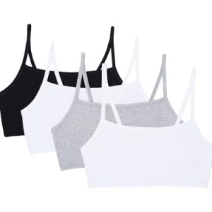 Women's Multi-Pack Spaghetti Strap Cotton Sports Bra