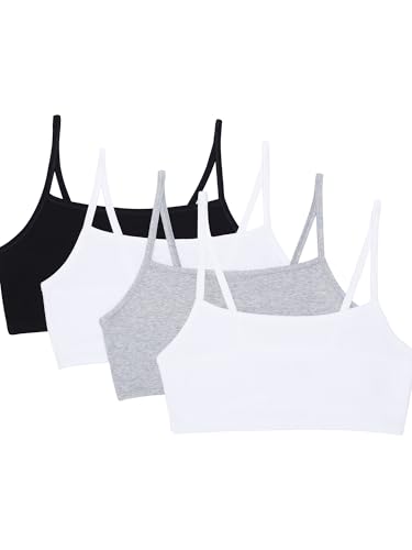 Women's Multi-Pack Spaghetti Strap Cotton Sports Bra