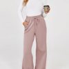 31kBZz3OnnL.jpg Women's Wide Leg Pants 2025 Flowy Casual Pants Straight Leg Elastic Waisted Stretch Palazzo Pants