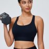 High Impact Sports Bra for Women High Support Molded Cups Strappy Women’s Sports Bra for Workout,Training and Running
