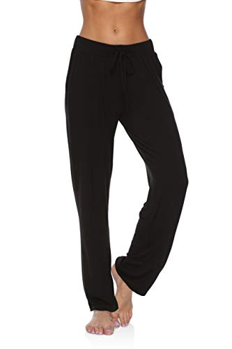 Womens Yoga Pants Wide Leg Comfy Drawstring Loose Straight Lounge Running Workout Legging