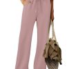 31llaf63PNL.jpg Women's Wide Leg Pants 2025 Flowy Casual Pants Straight Leg Elastic Waisted Stretch Palazzo Pants