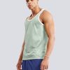Men's Mesh Basketball Tank Top Workout Gym T-Shirts Sleeveless Training Shirt