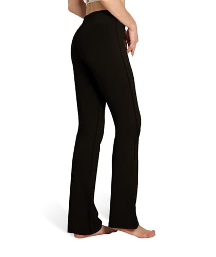S-XXXL 29''31''33''35'' Inseam Women's Cotton Bootcut Pants Inner Pocket