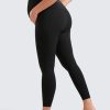Womens Butterluxe Maternity Leggings Over The Belly 25" - Buttery Soft Workout Activewear Yoga Pregnancy Pants