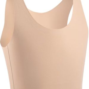 Transgender FTM Breathable Seamless Half Chest Binder