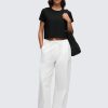 Women's Pima Cotton Workout Short Sleeve Shirts Loose Athletic Crop Tops Gym Casual Cropped T-Shirt